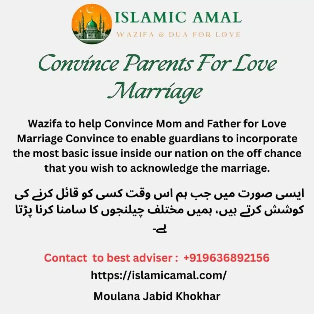 Convince Parents For Love Marriage