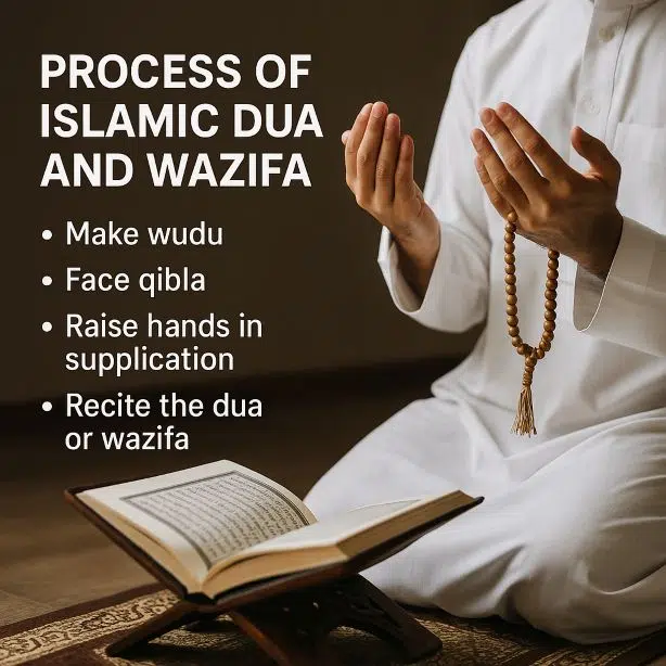 process of dua and wazifa