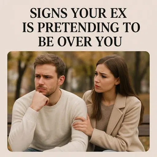 Signs Your Ex Is Pretending To Be Over You