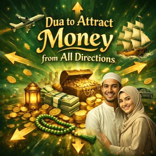 Dua to attract money from all directions