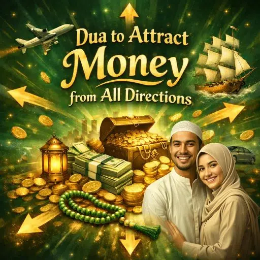 Dua to attract money from all directions